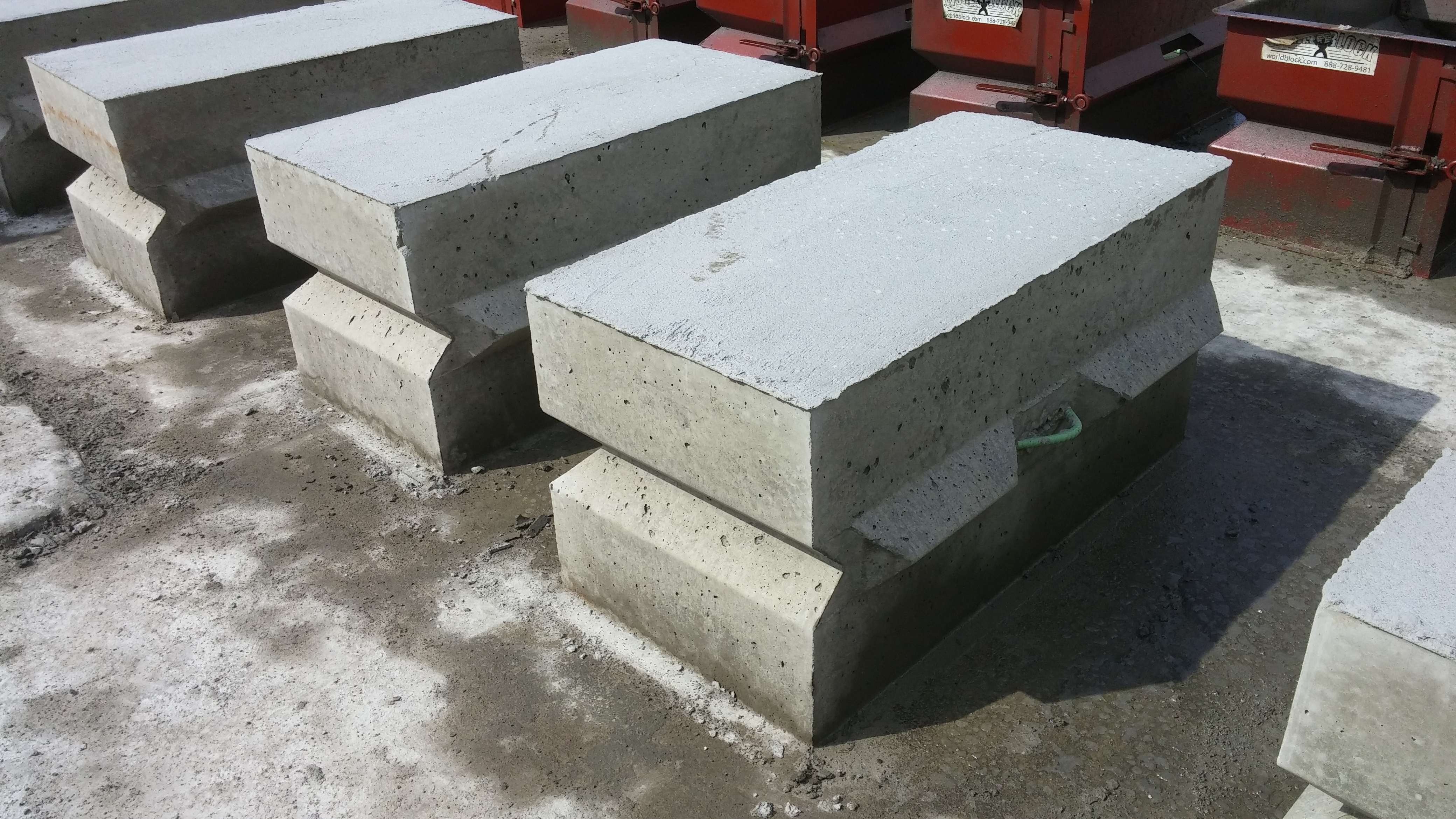 interlocking concrete blocks